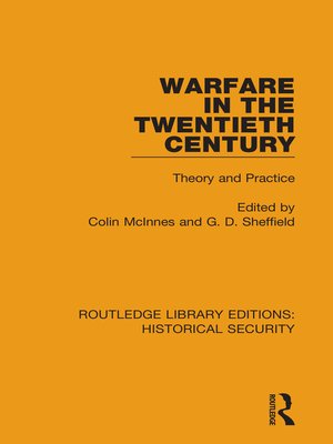 cover image of Warfare in the Twentieth Century